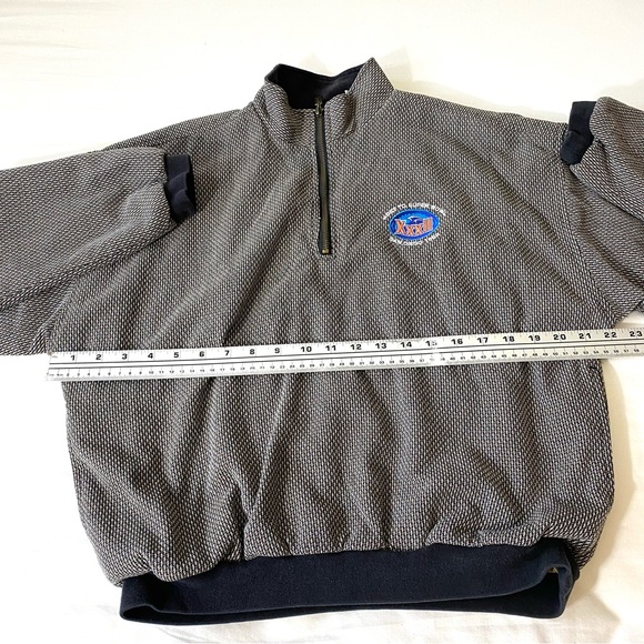 Host to Super Bowl XXXII San Diego 1998 Qualcomm Jacket Pullover Quarterzip Lrg - Picture 2 of 8